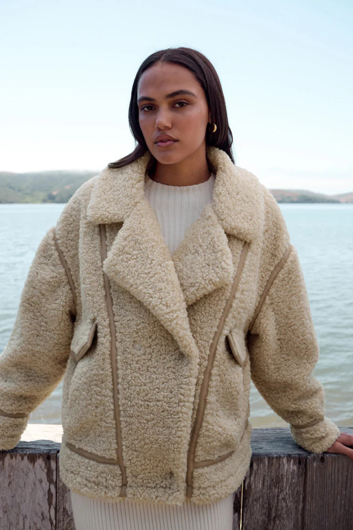 リエルリシェrielle riche Eco Fur Short Jacket リエルリシェrielle riche Eco Fur Short Jacket