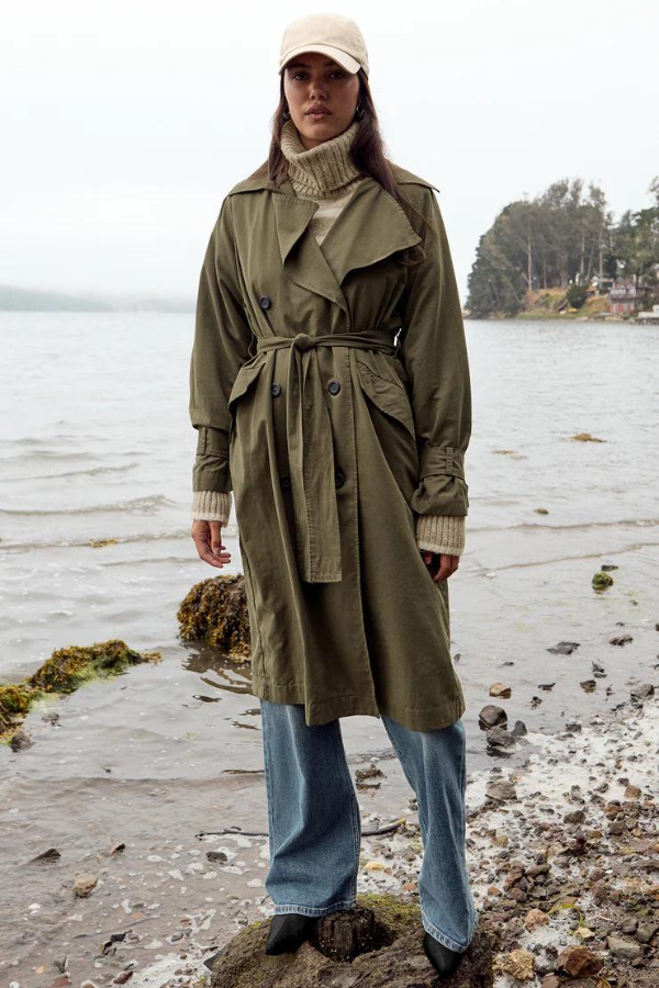 キャピタル WINDAY コーデュロイ コート オリーブグリーン キャピタル