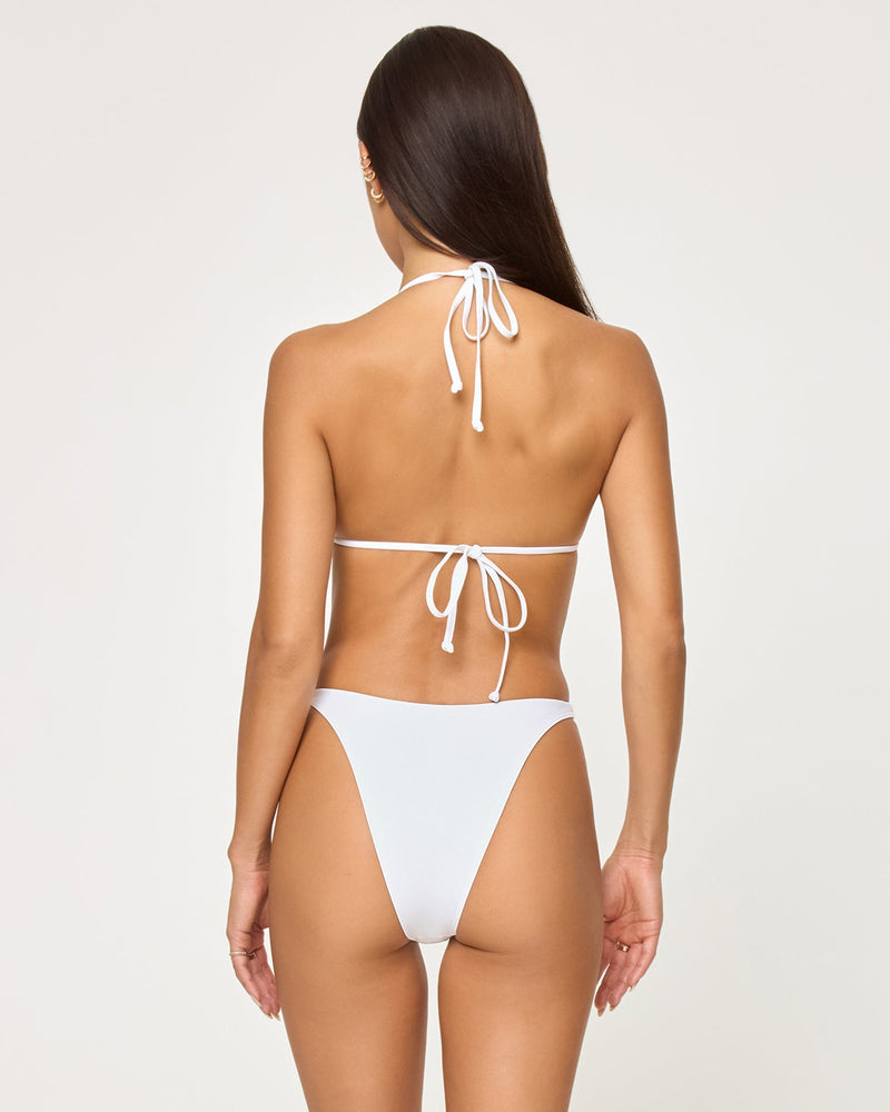 LSPACE - LEILANI BIKINI BOTTOM WHITE