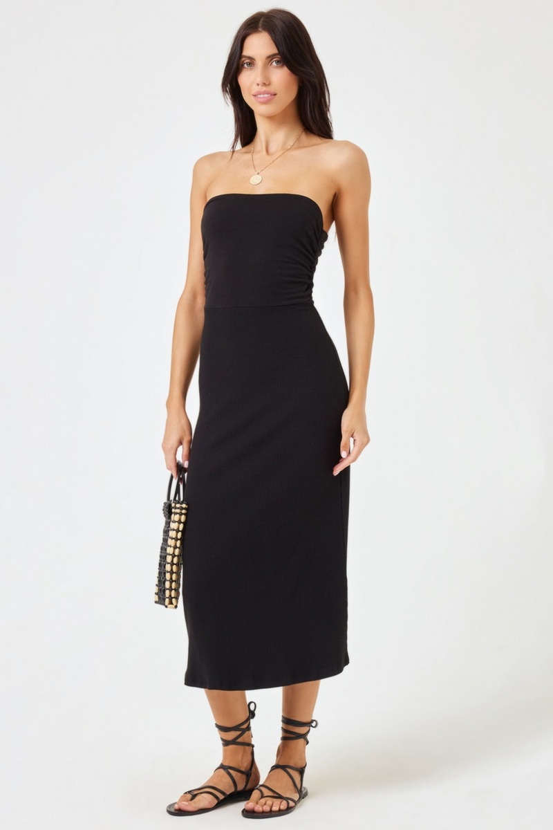 LSPACE - MANAIA DRESS BLACK