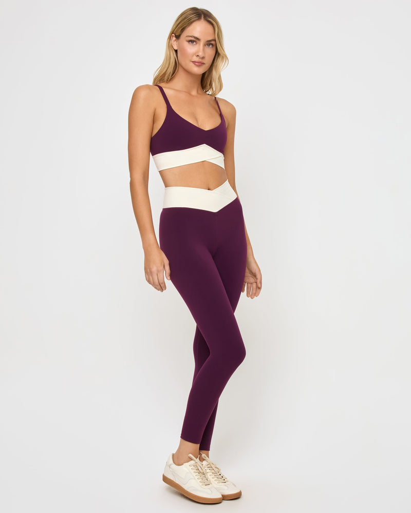 LSPACE - UNMATCHED BRA PLUM CREAM
