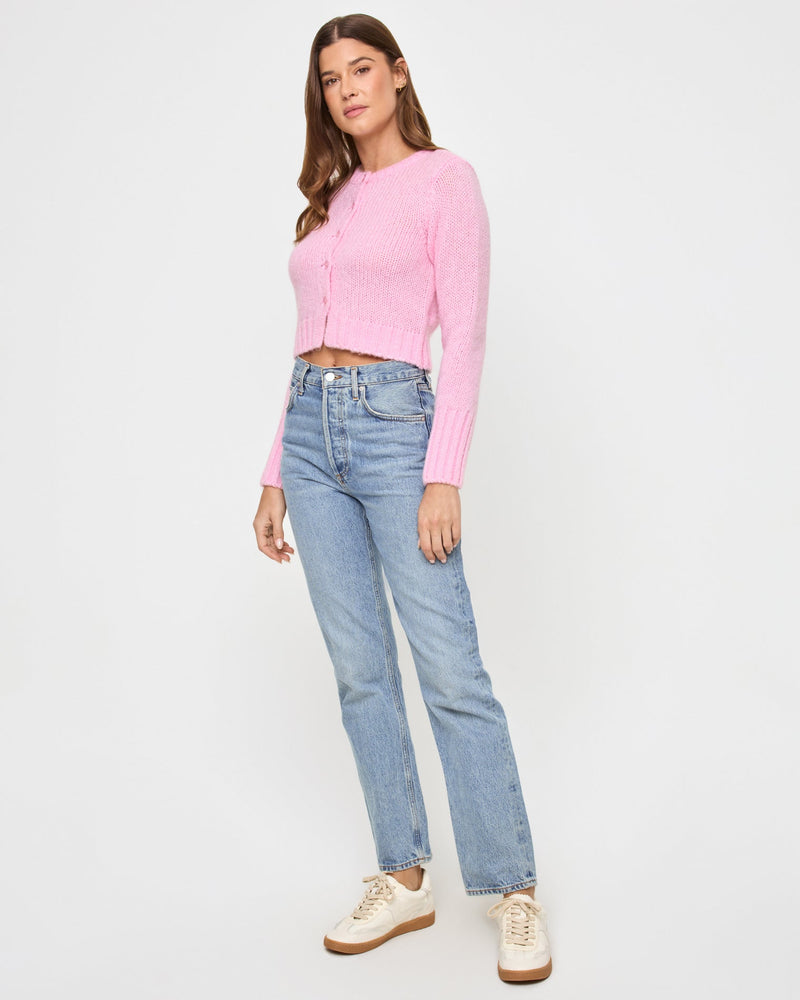 LSPACE - BRYNN CARDIGAN ROSEWATER