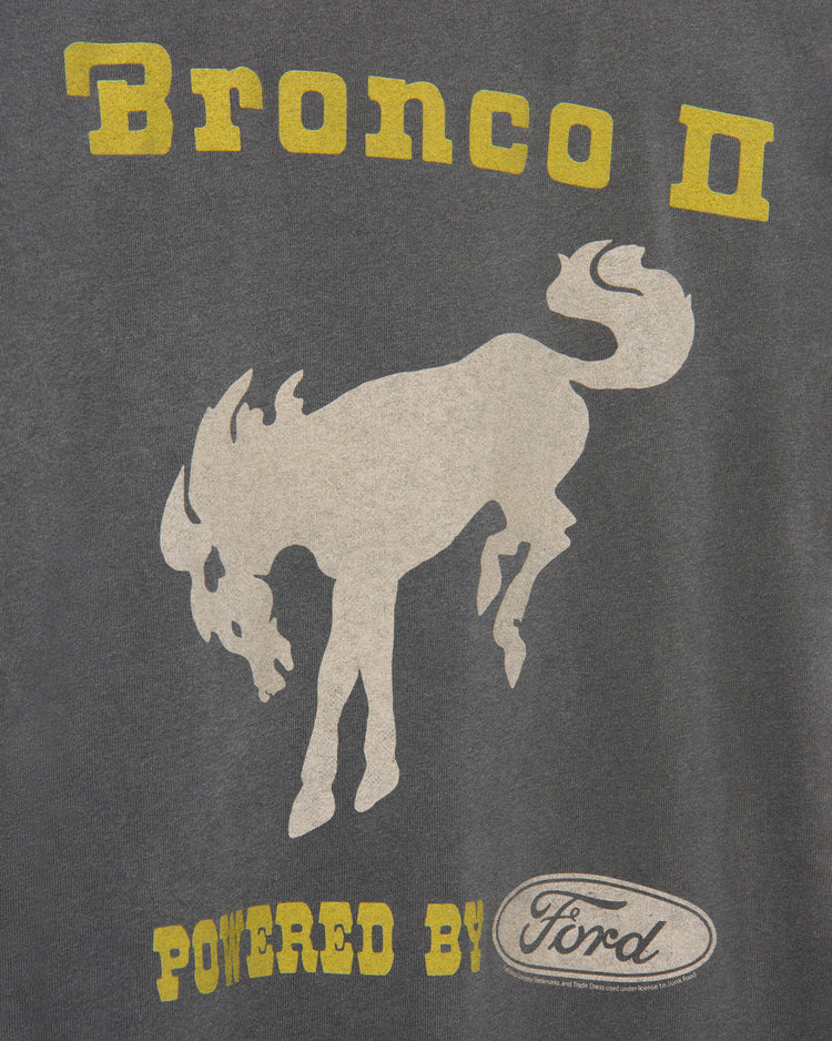 JUNK FOOD - BRONCO GET UP AND GO VINTAGE TEE