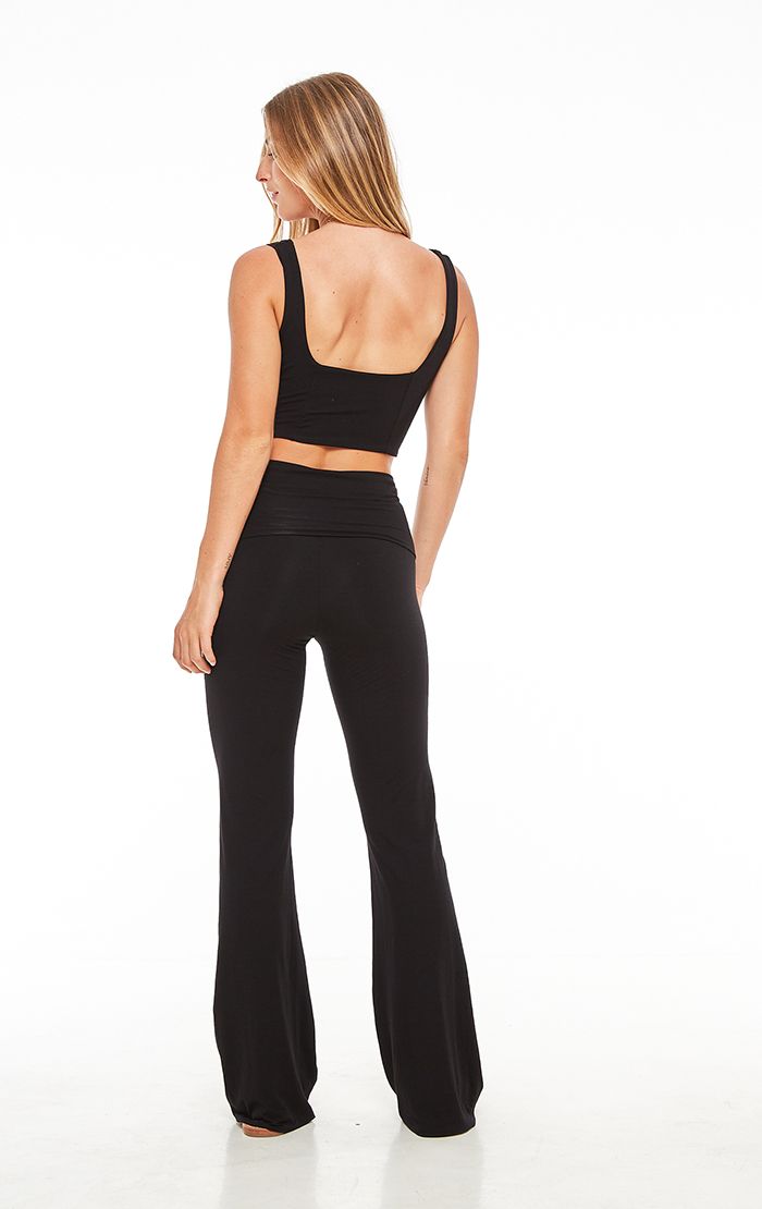 INDAH CLOTHING - SOL SOLID ROLL BAND LOUNGE PANT
