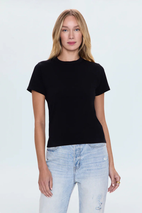 PISTOLA - ALBA BABY TEE BLACK