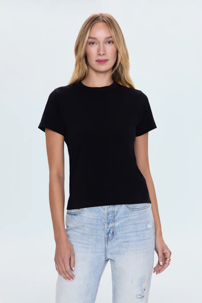 PISTOLA - ALBA BABY TEE BLACK