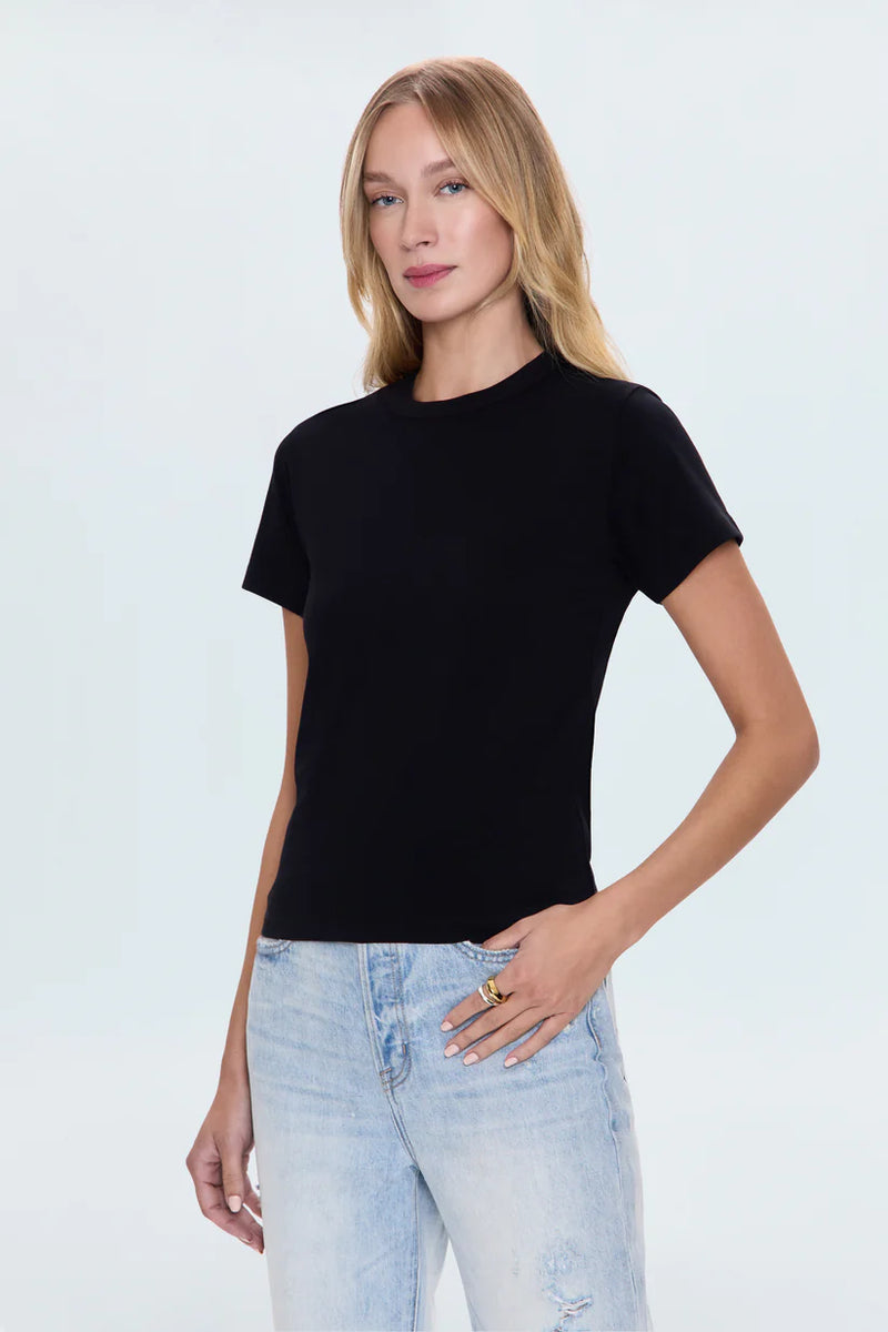 PISTOLA - ALBA BABY TEE BLACK