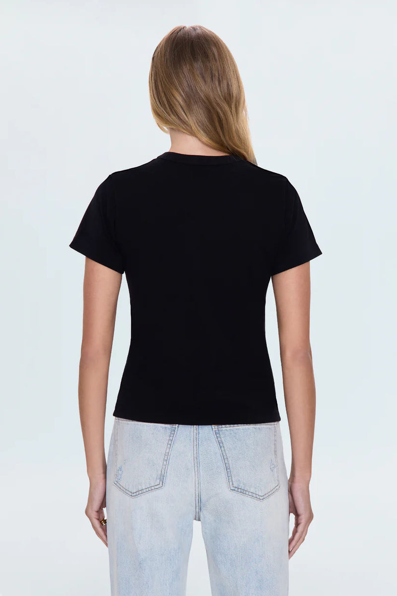 PISTOLA - ALBA BABY TEE BLACK