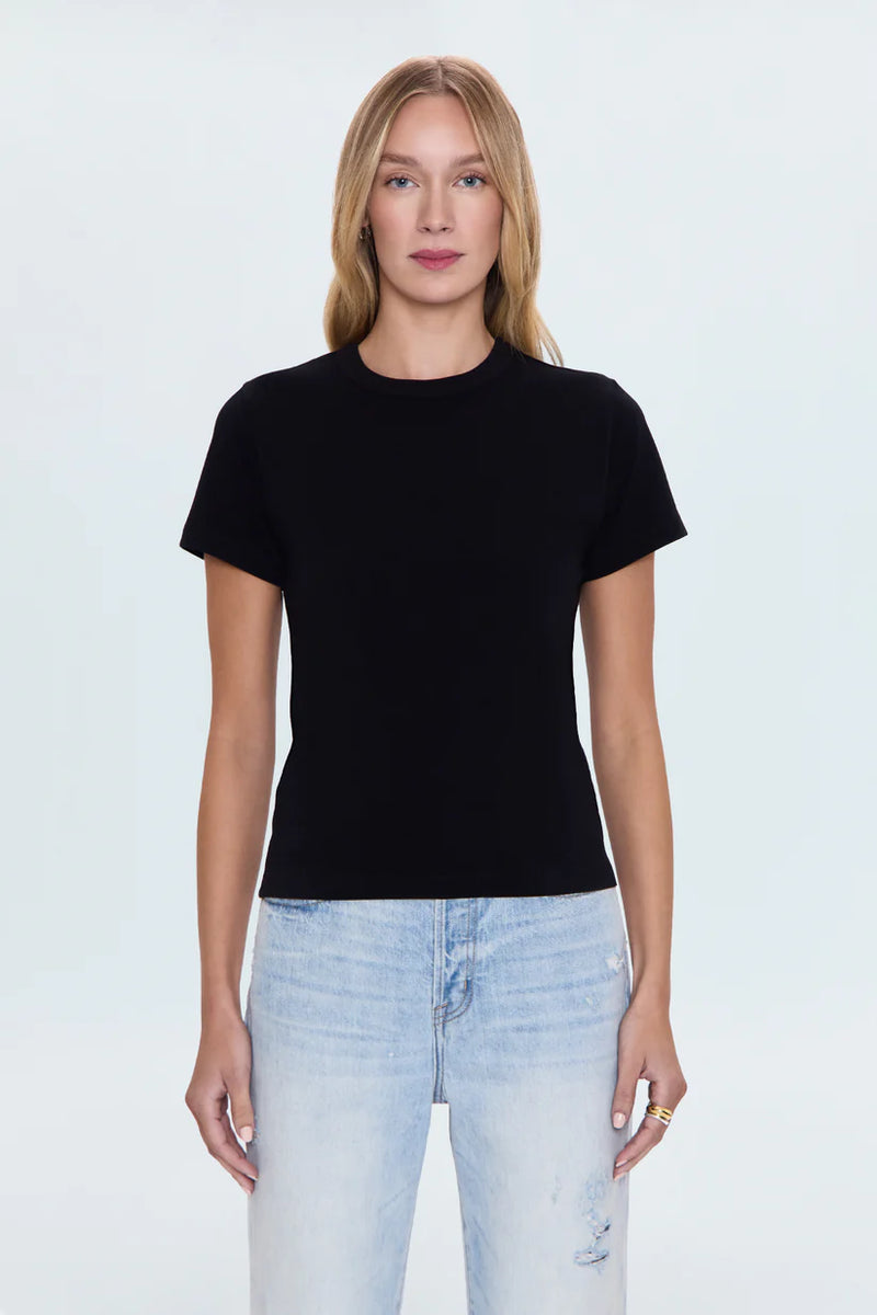 PISTOLA - ALBA BABY TEE BLACK