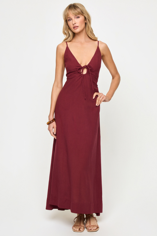 LSPACE - MABEL MAXI DRESS SANGRIA