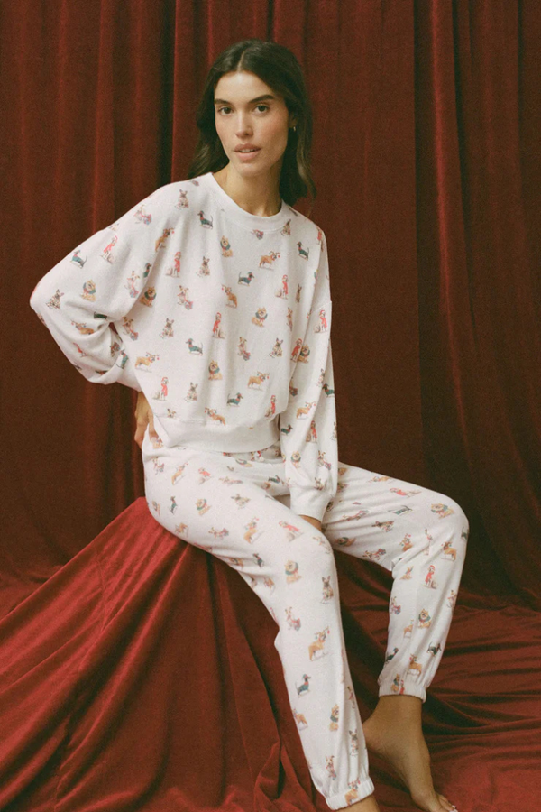 Z SUPPLY - CLASSIC PUP JOGER WHITE