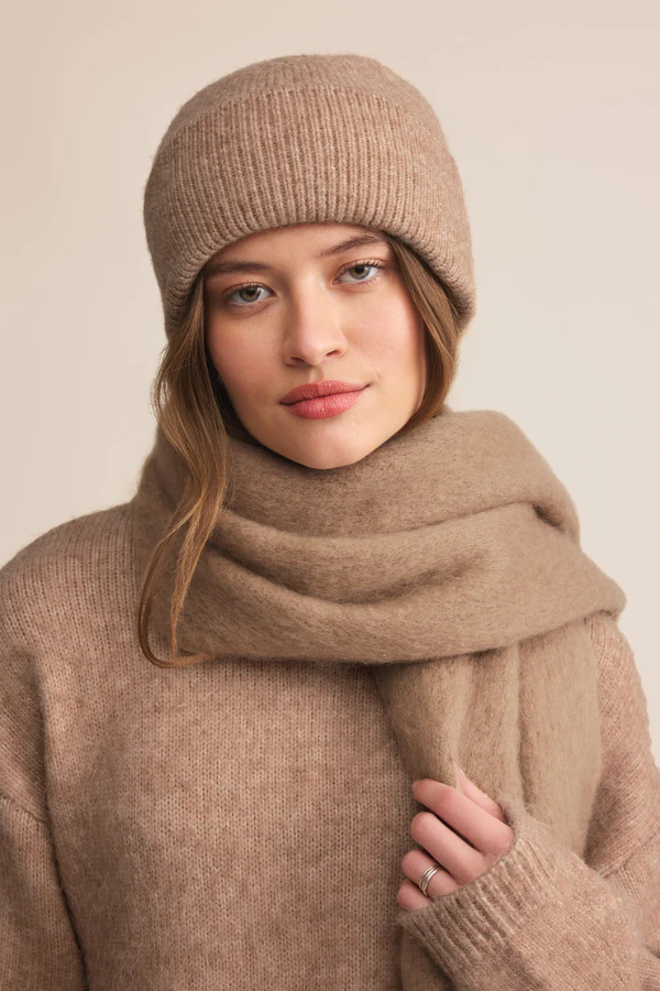 Z SUPPLY - GLACIER LUXE BEANIE CLASSIC CAMEL