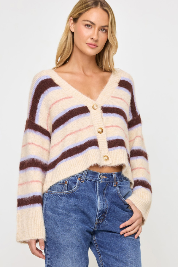 LSPACE - MONTAUK SWEATER PREP SCHOOL STRIPE
