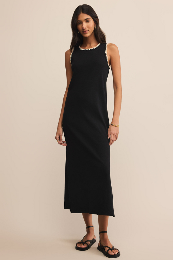 Z SUPPLY - DELAMER WHIPSTITCH MIDI DRESS
