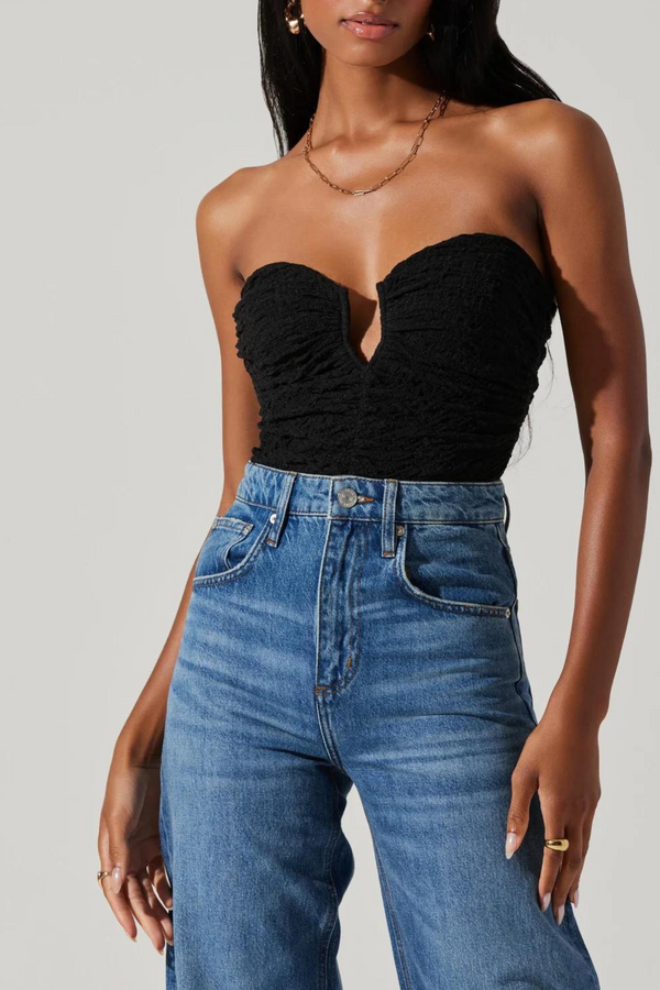 ASTR THE LABEL - DANIELA STRAPLESS SWEETHEART BODYSUIT