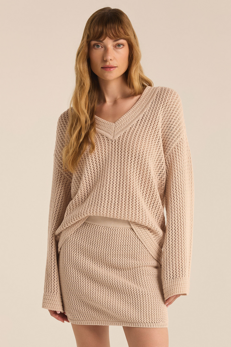 Z SUPPLY - KIAMI CROCHET SWEATER