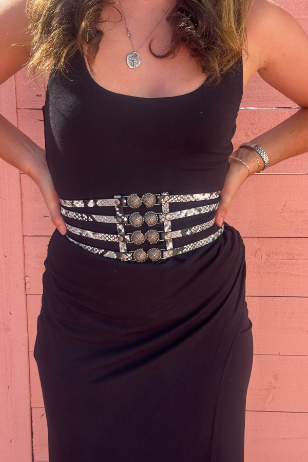 LOVESTRENGTH - SILVIA SNAKE BELT