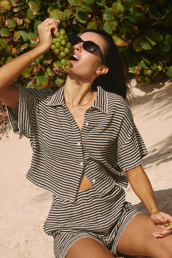 Z SUPPLY - MONACO CROCHET BUTTON UP