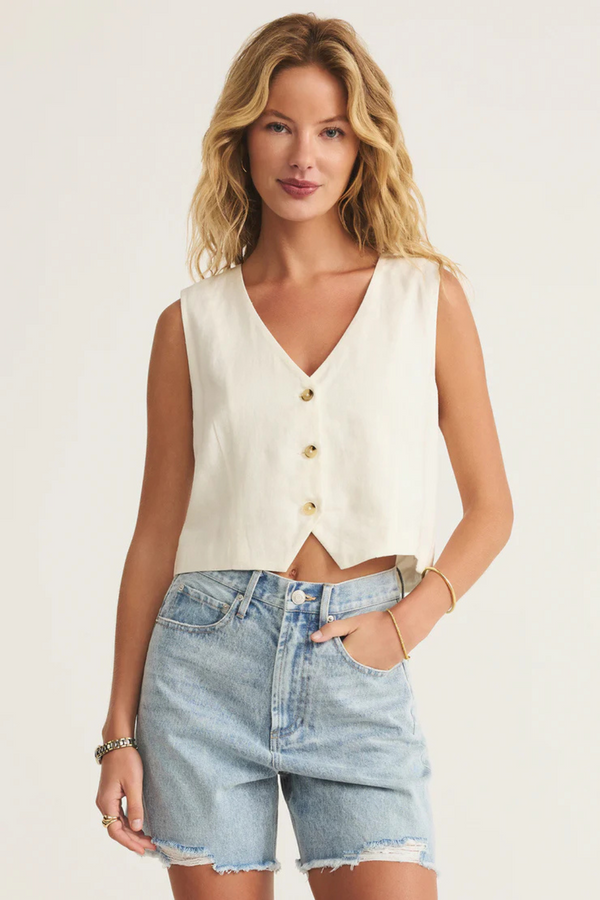 Z SUPPLY - MARTA LINEN VEST