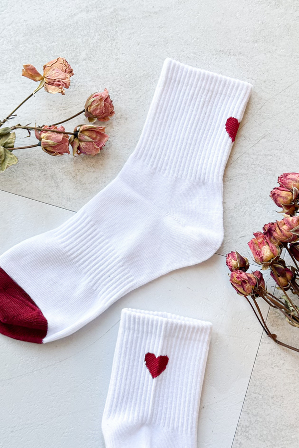 NFM - HEART SOCKS BORDEAUX