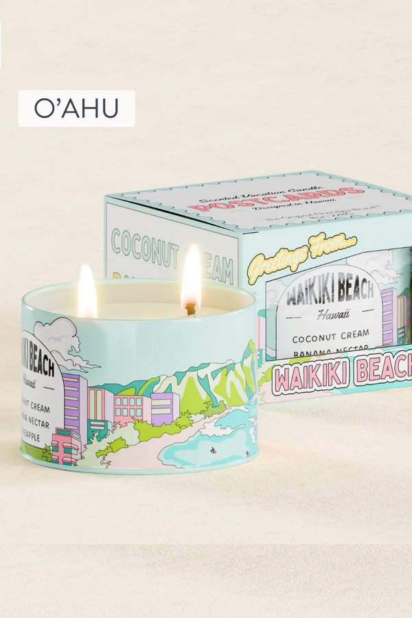 POSTCARDS - WAIKIKI BEACH CANDLE