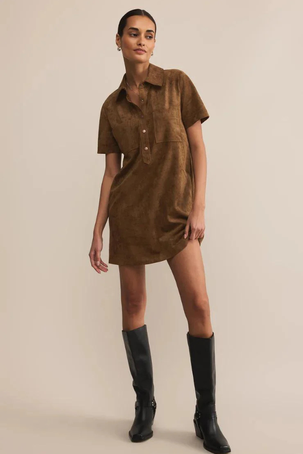 Z SUPPLY - SYDNEY SUEDE MINI DRESS