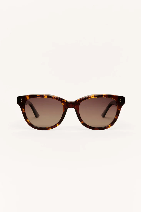 Z SUPPLY - SHORELINE POLARIZED SUNGLASSES BROWN TORTOISE BROWN