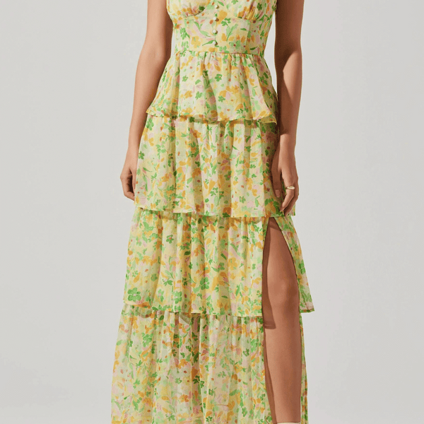 astr midsummer floral tiered maxi dress ASTR THE LABEL