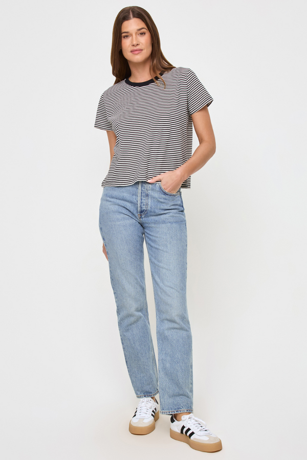 LSPACE - ALL DAY TOP BLACK CREAM