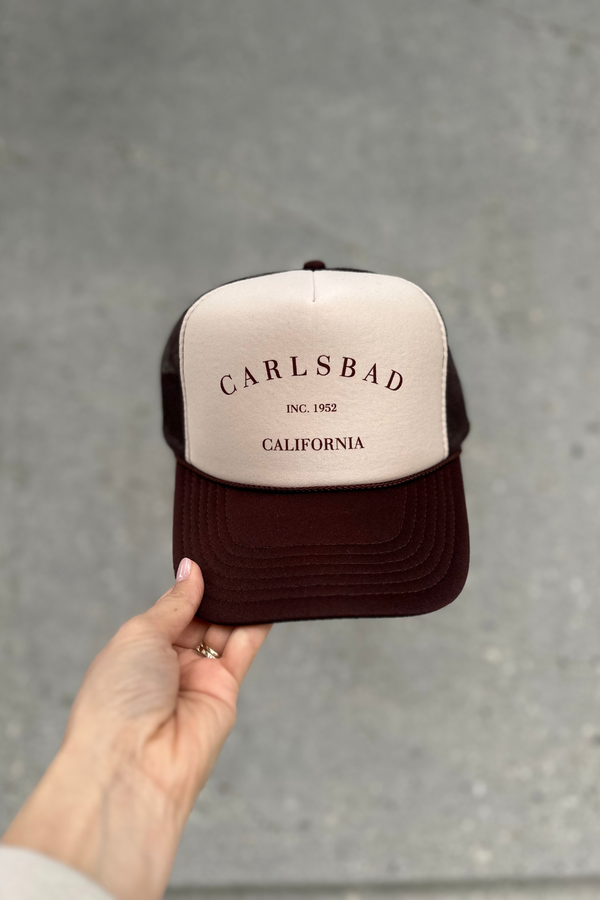 NFM - HOMETOWN TRUCKER HAT CARLSBAD ESPRESSO SAND