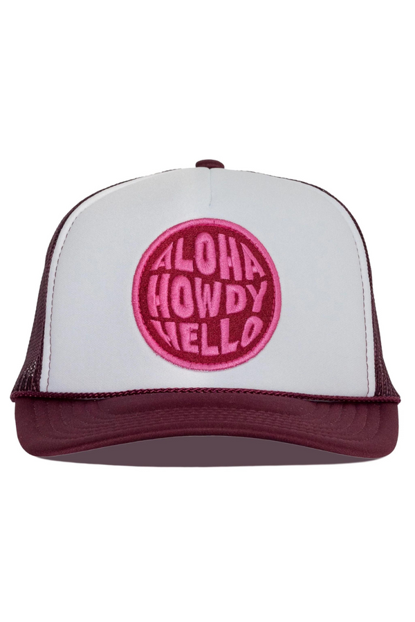 FRIDAY FEELIN - ALOHA HOWDY HELLO TRUCKER HAT