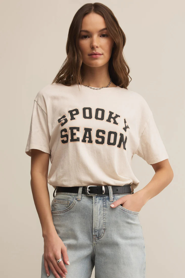 Z SUPPLY - SPOOKY SEASON BOYFRIEND TEE VANILLA ICE