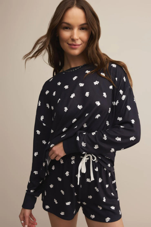 Z SUPPLY - DELIA GHOST SHORT BLACK SAND