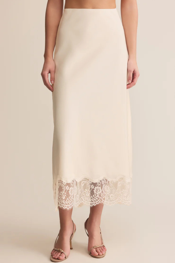 Z SUPPLY - CINDER LACE MIDI SKIRT CLOUD – swirlboutique