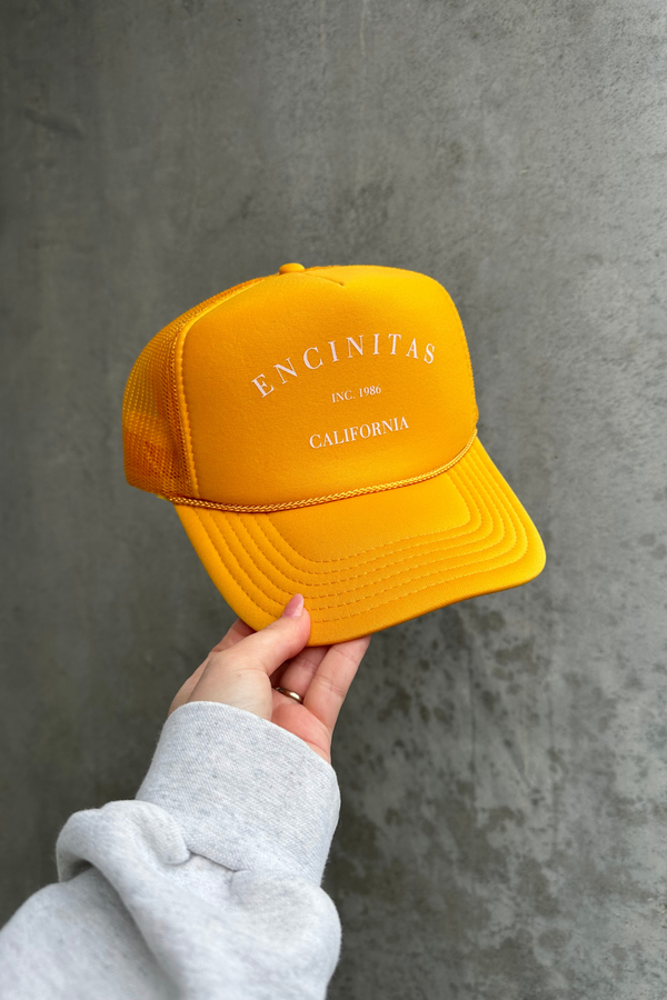 NFM - HOMETOWN TRUCKER HAT ENCINITAS GOLDEN HOUR