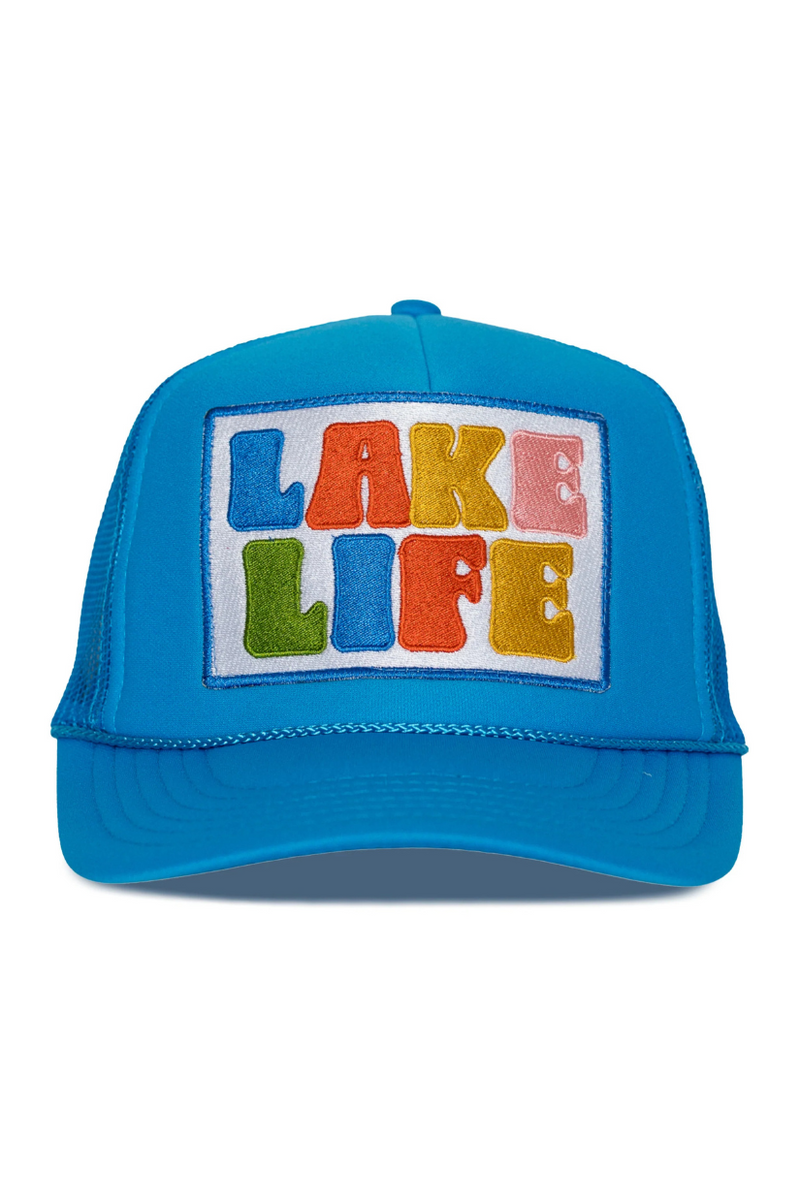 FRIDAY FEELIN - LAKE LIFE TRUCKER HAT BLUE