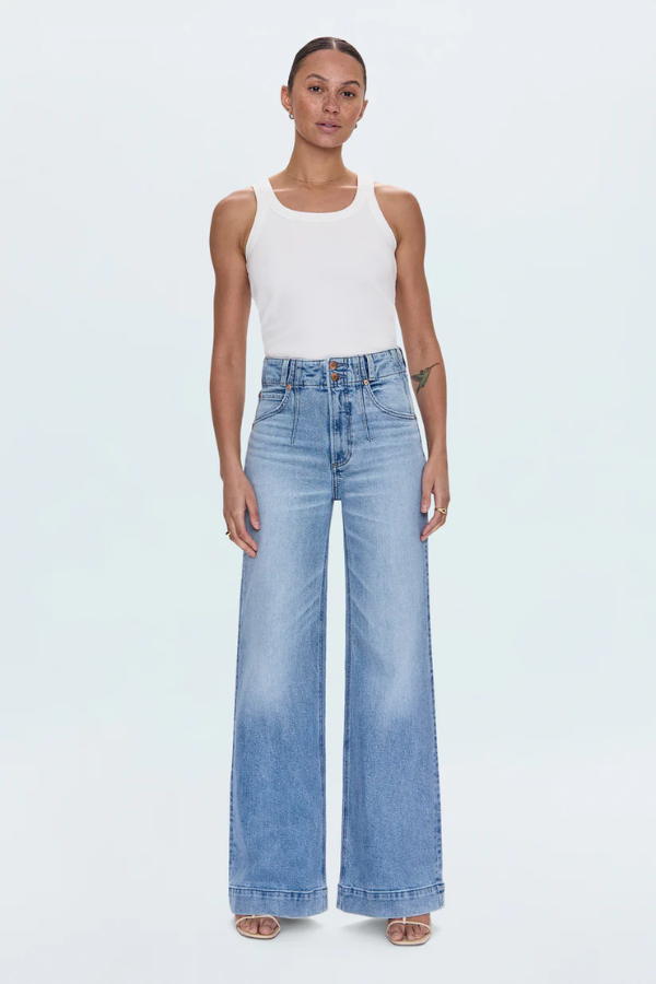 PISTOLA - LANA HIGH RISE ULTRA WIDE LEG JEAN TERRACE