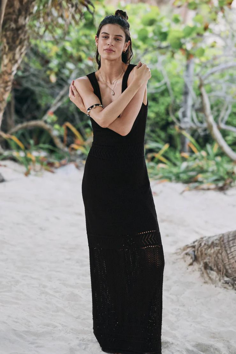 Z SUPPLY - TARELLE MAXI DRESS BLACK