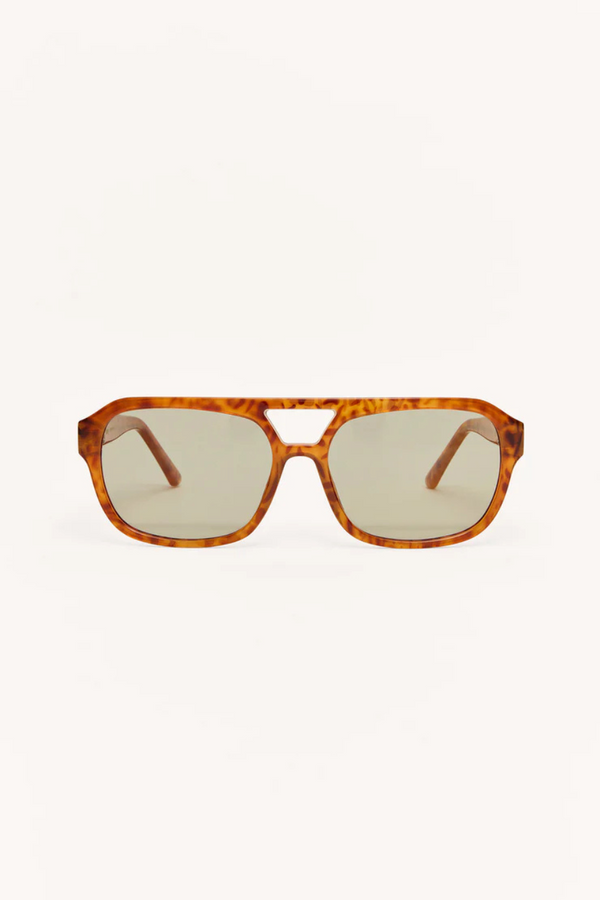 Z SUPPLY - AFTER HOUR SUNGLASSES TORT LIGHT GREY