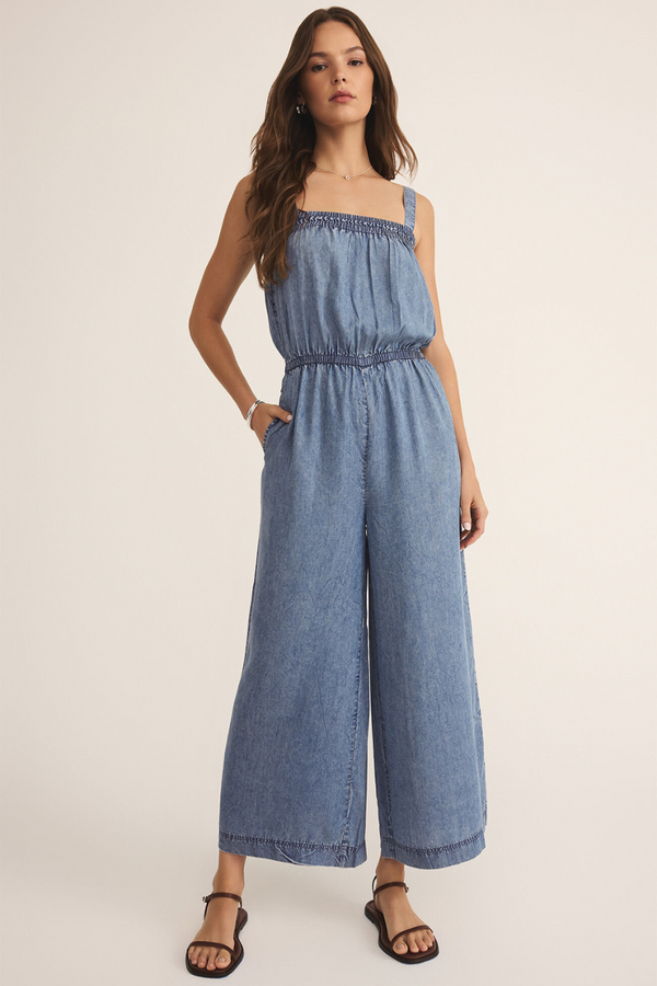 Z SUPPLY - SOLARA CHAMBRAY JUMPSUIT