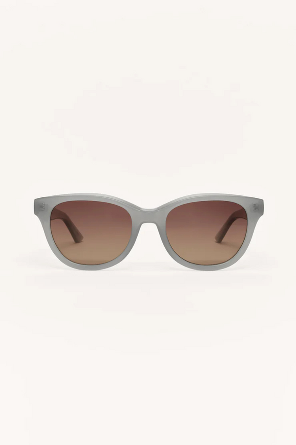 Z SUPPLY - SHORELINE POLARIZED SUNGLASSES PEWTER GRADIENT