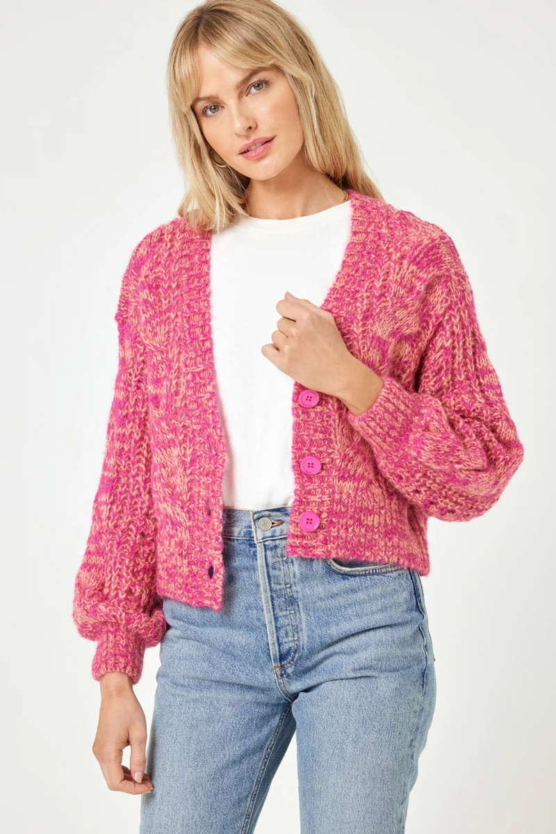 LSPACE - STRAWBERRY FIELDS CARDIGAN