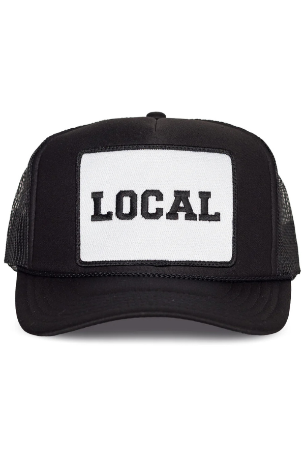 FRIDAY FEELIN - LOCALS TRUCKER HAT BLACK