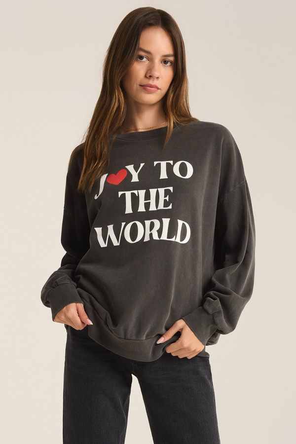 Z SUPPLY - JOY SUNDAY SWEATSHIRT