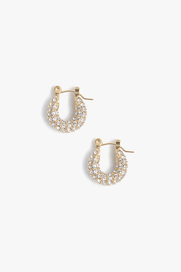 MARRIN COSTELLO JEWELRY - AUDREY HUGGIES PAVE GOLD