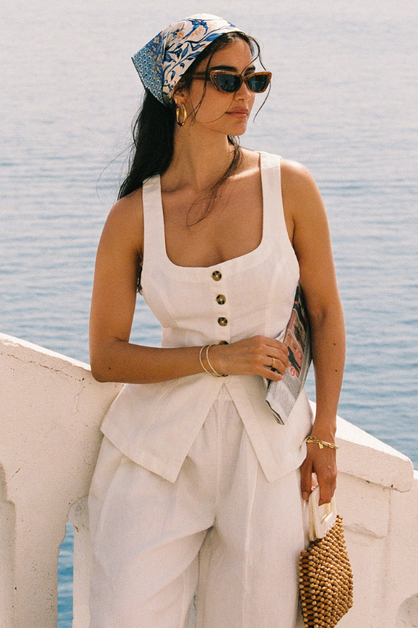 LSPACE - SOFIE VEST WHITE