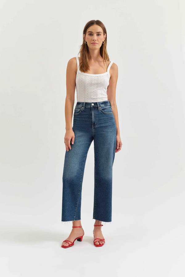 DAZE - PLEASER HIGH RISE WIDE LEG JEAN UPTOWN