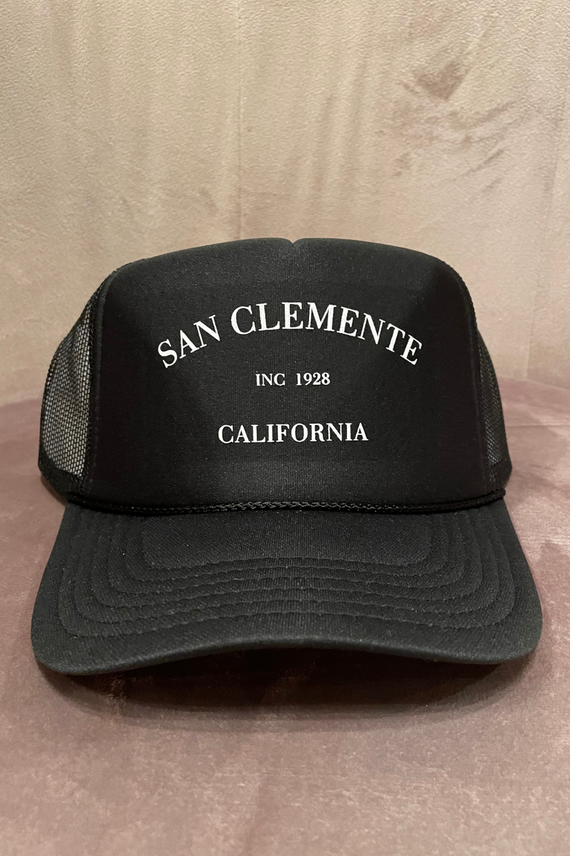 NFM - HOMETOWN GAME DAY TRUCKER HAT SAN CLEMENTE BLACK