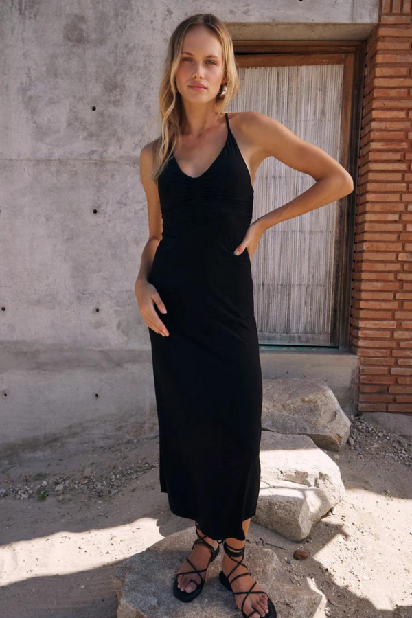 Z SUPPLY - SICILY MIDI DRESS BLACK