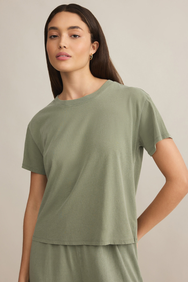 Z SUPPLY - GO TO WASHED TEE AVOCADO